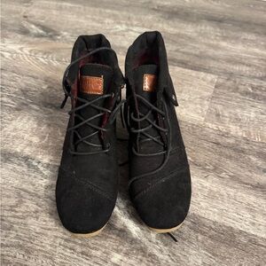 Mad Love Black Wedges